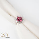 Freya Pink Topaz Ring