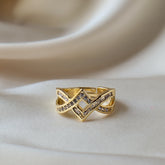 Royal Crown 18K Gold Plated Ring