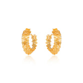 Skycraper Bold 18K Gold Plated Hoops
