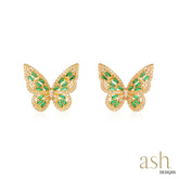Magical Butterfly 18K Gold Plated Earrings