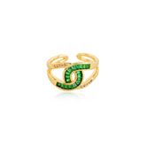 Intertwine 18K Gold Plated Ring