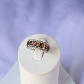 Gaya Tourmaline Cabochon Ring