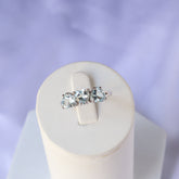 I Heart You Aquamarine Ring