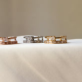 Double Stacker 18K Gold Plated & Silver Plated Ring