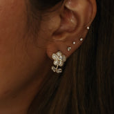 Fiji at Night 18K Gold Plated Earrings