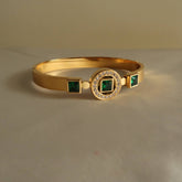 Egypt at Night 18K Gold Plated Bangle