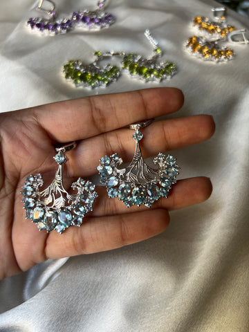 Dancing Peacock Earrings