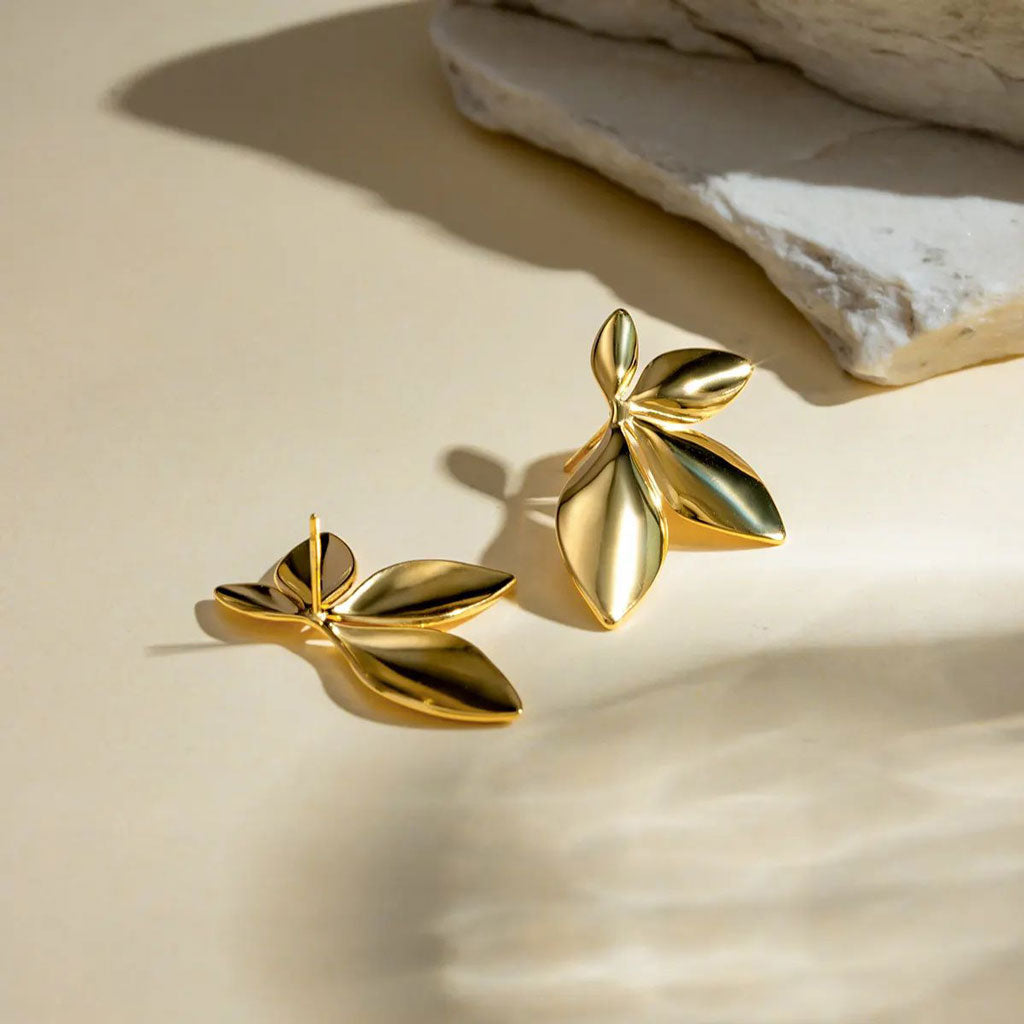 Luna Petal Studs