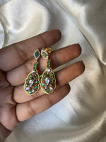 Load image into Gallery viewer, Moscow Emerald Earrings

