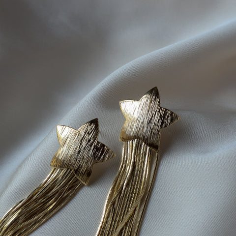 Night Star hanging earrings