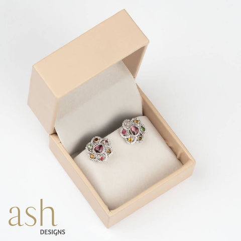 Banaras Tourmaline Earrings