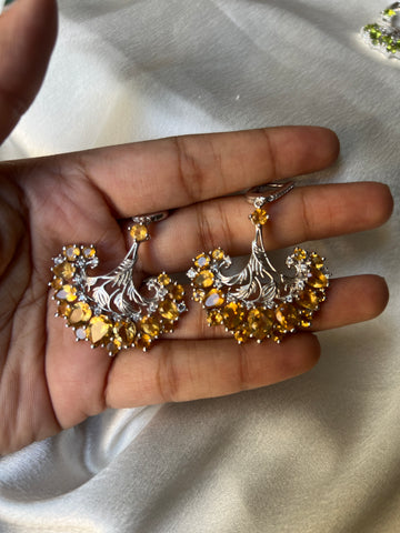 Dancing Peacock Earrings