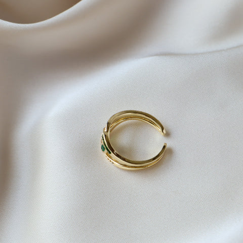 Intertwine 18K Gold Plated Ring