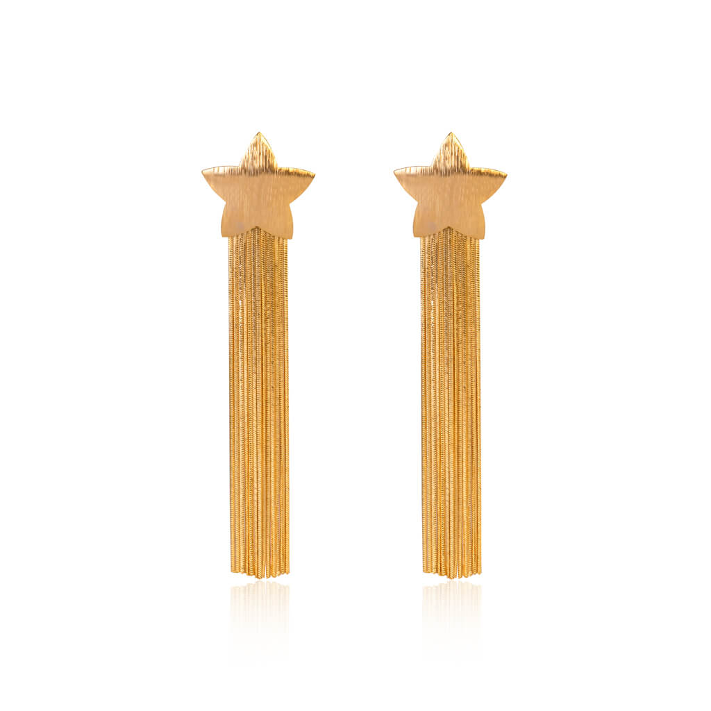 Night Star hanging earrings