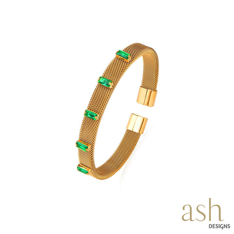 Dubai at Night 18K Gold Plated Bangle