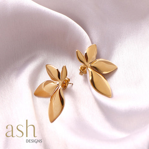 Luna Petal Studs
