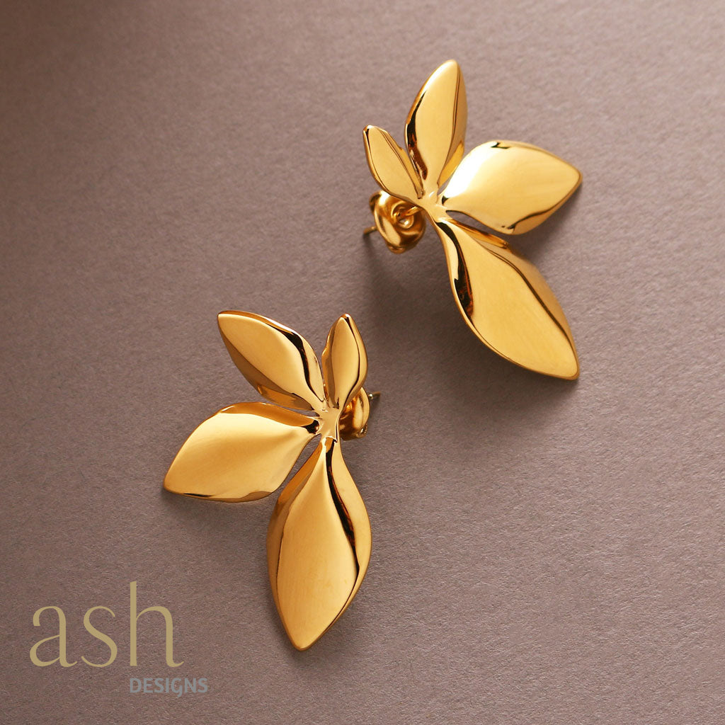 Luna Petal Studs