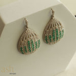 Load image into Gallery viewer, Freedom Emerald Earrings
