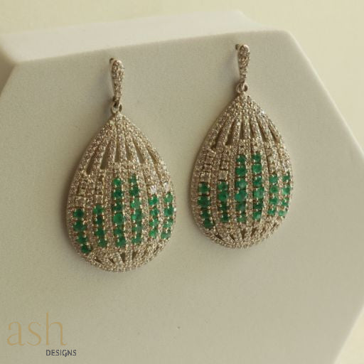Freedom Emerald Earrings