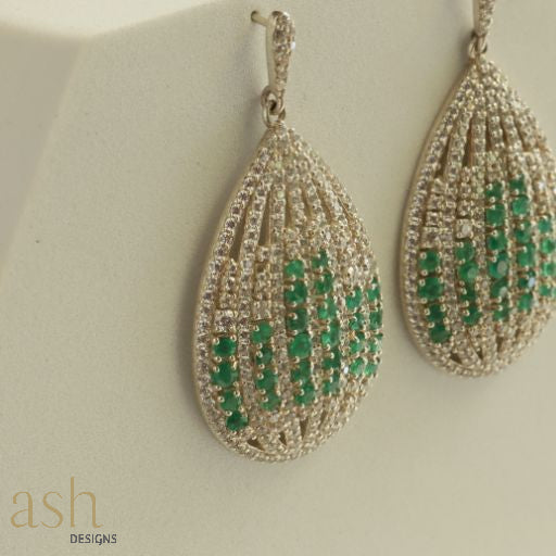 Freedom Emerald Earrings