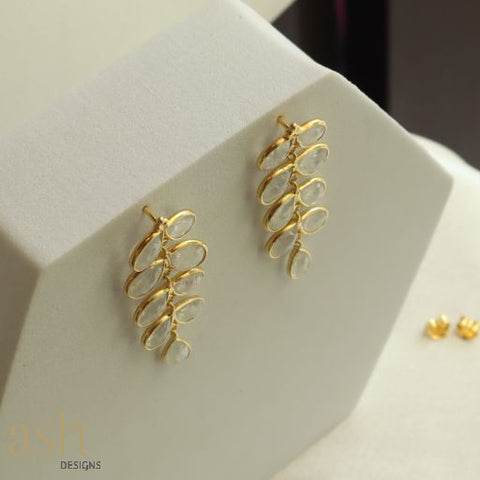 Cascade Moonstone Earrings