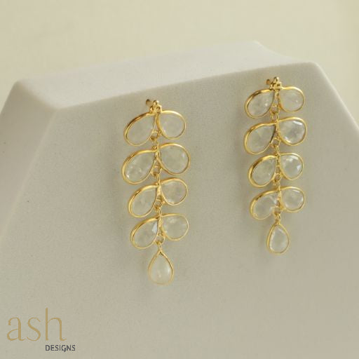 Cascade Moonstone Earrings