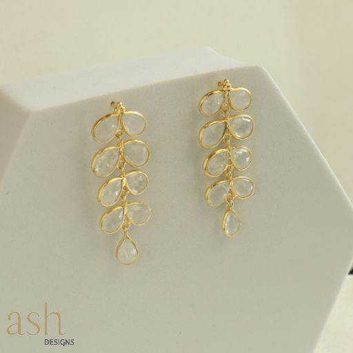 Cascade Moonstone Earrings