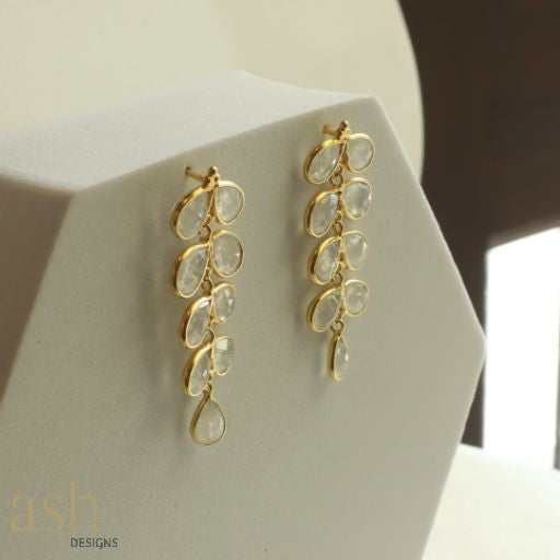 Cascade Moonstone Earrings