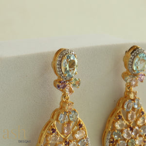 Marrakesh Sapphire and Blue Topaz Earrings