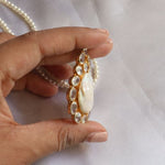 Load image into Gallery viewer, Maharani Pearl and White Topaz pendant
