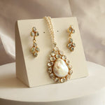 Load image into Gallery viewer, Maharani Chain and Earrings Set
