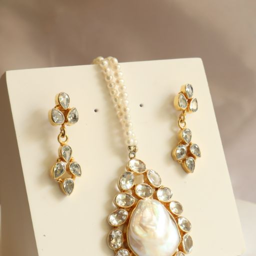 Maharani Chain and Earrings Set