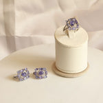 Load image into Gallery viewer, Tranquil Tanzanite Earrings and Ring Set
