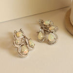 Load image into Gallery viewer, Sylvie Opal Earrings Pendant and Ring Set
