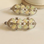 Load image into Gallery viewer, Meditteranean Opal Earrings Pendant and Ring Set
