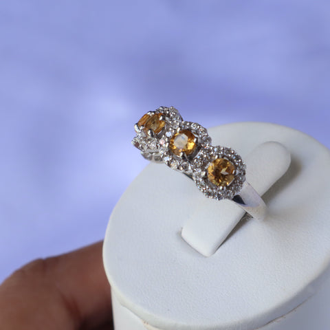 Solar Citrine Ring