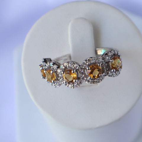 Solar Citrine Ring