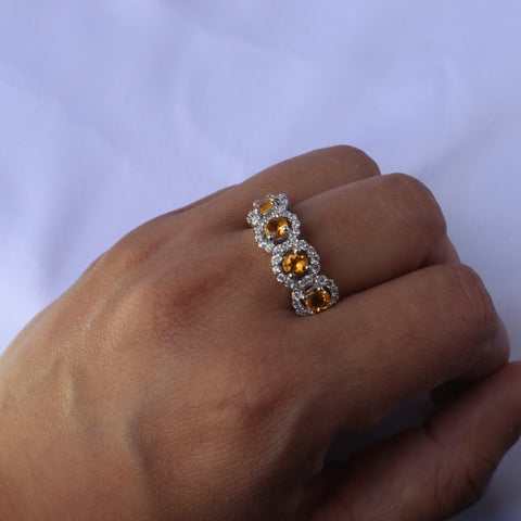 Solar Citrine Ring