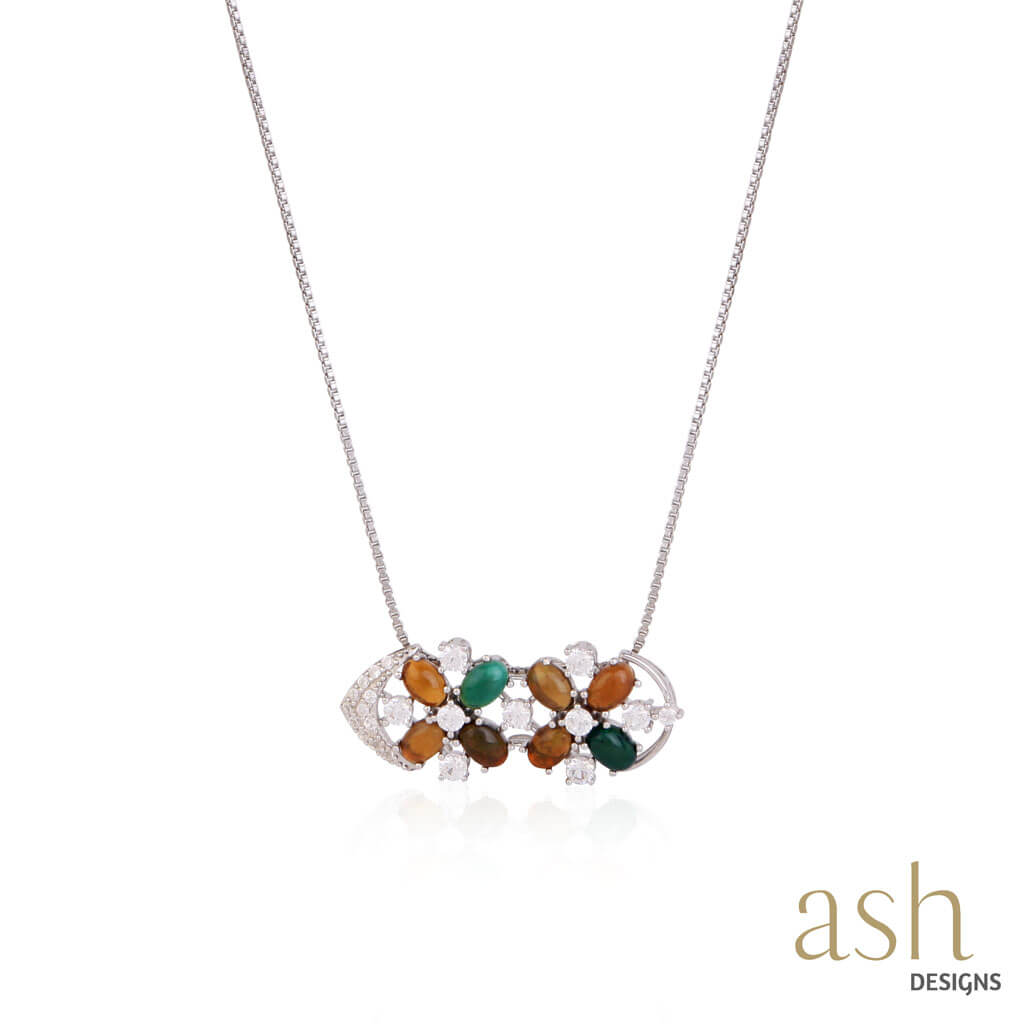 Vera Black Opal Necklace Earring Ring Set