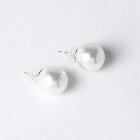Classic Pearl Necklace and Earrings Set