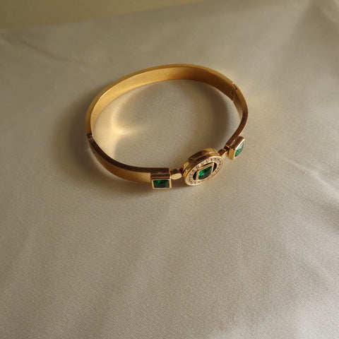 Egypt at Night 18K Gold Plated Bangle
