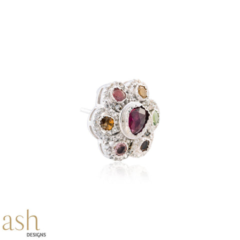 Banaras Tourmaline Earrings