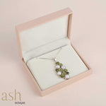 Load image into Gallery viewer, Oasis Vintage Pearl Peridot Pyrite Pendant
