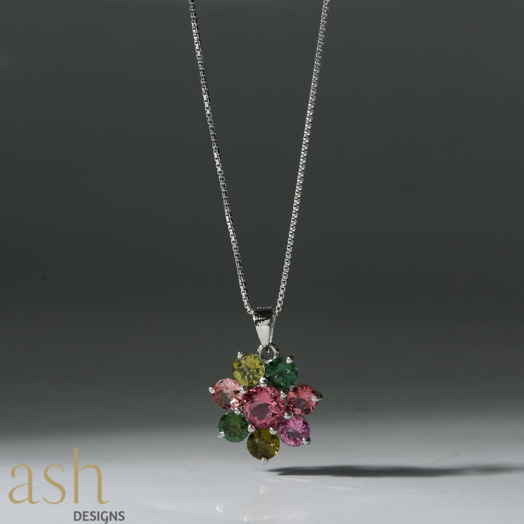 Idabel Multi Tourmaline Necklace