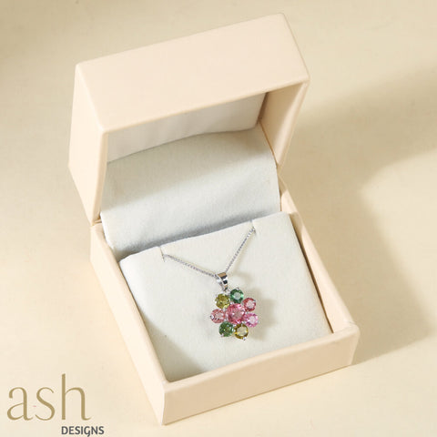 Idabel Multi Tourmaline Necklace