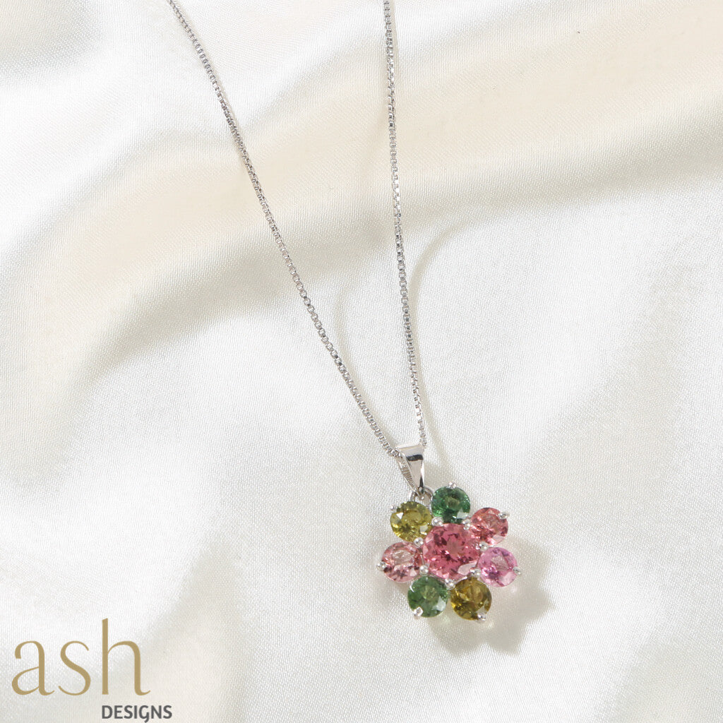 Idabel Multi Tourmaline Necklace