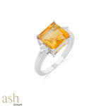 Load image into Gallery viewer, Cascade Citrine Ring
