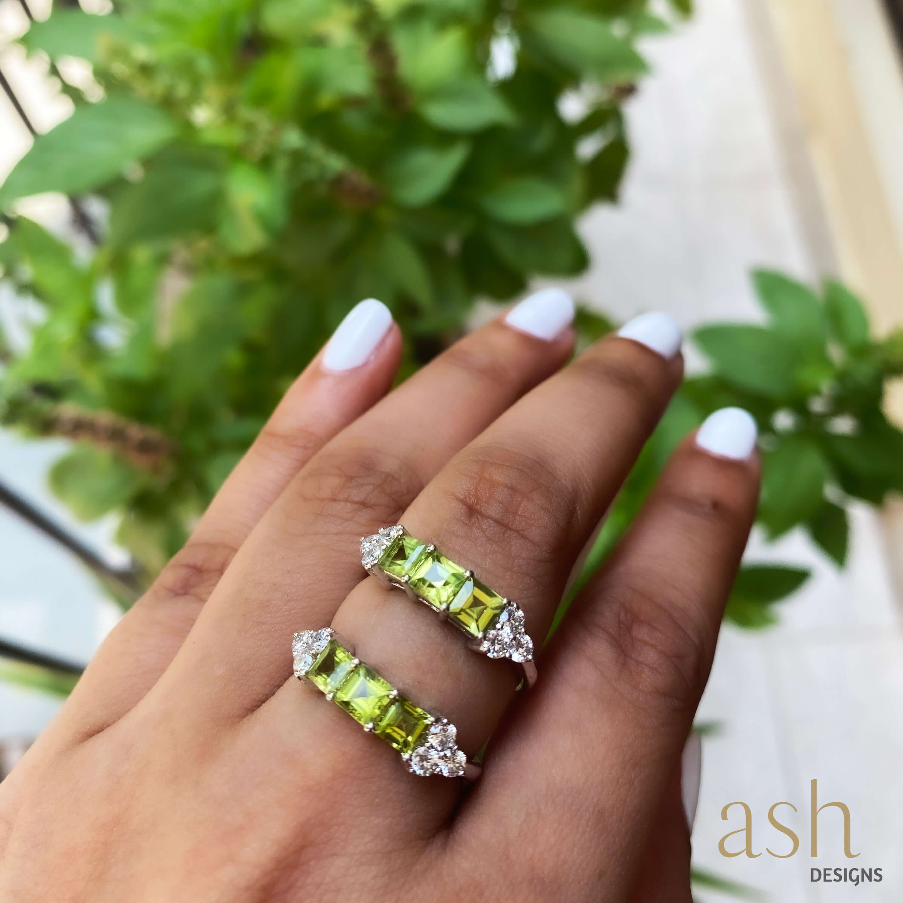Zailei Peridot Ring