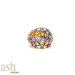 Load image into Gallery viewer, Confetti Multi Sapphire Ring
